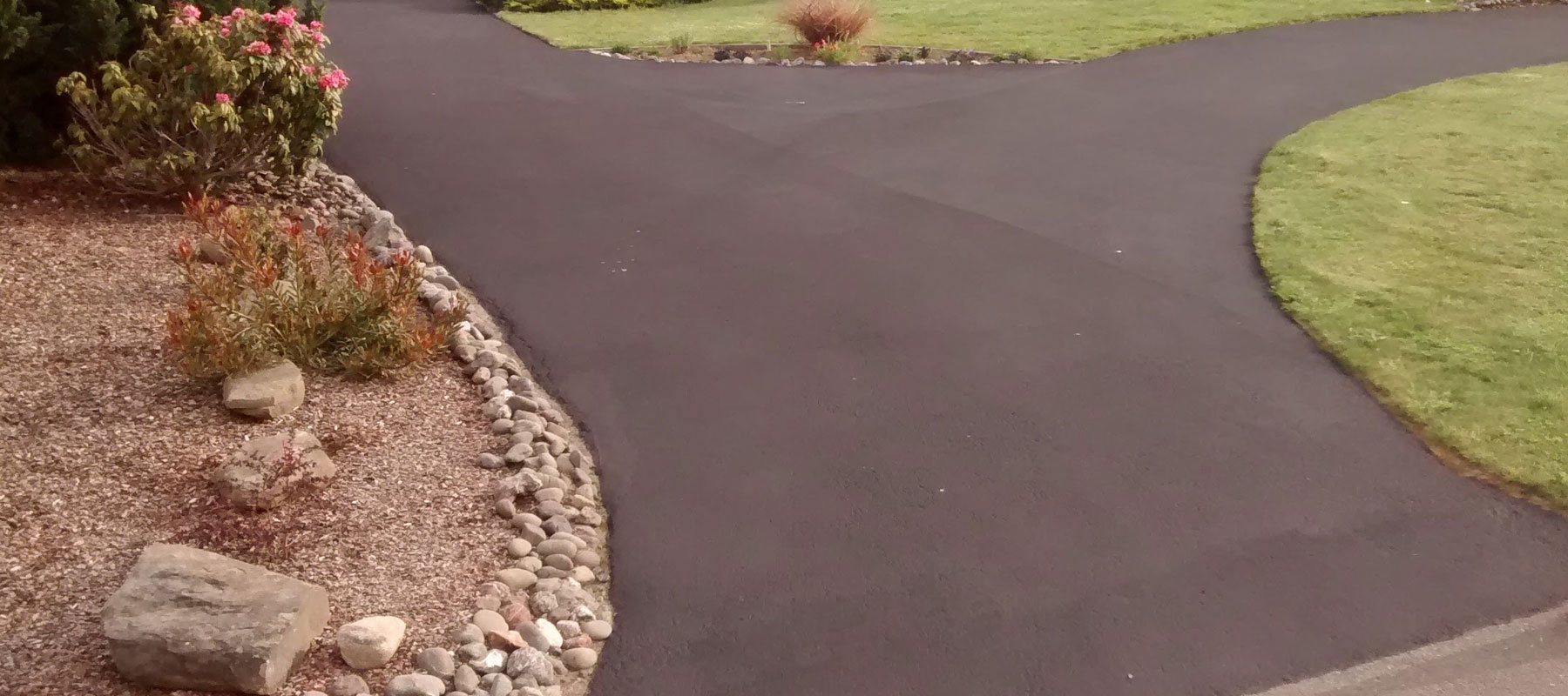 edged driveway